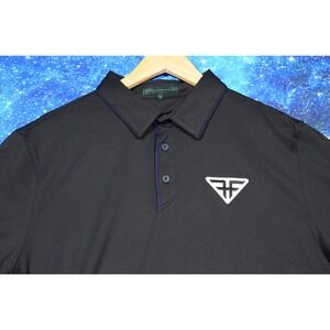 Extracurricular HyFlyers Polo Shirt‎ Mens Large Black Golf Performance Mickelson